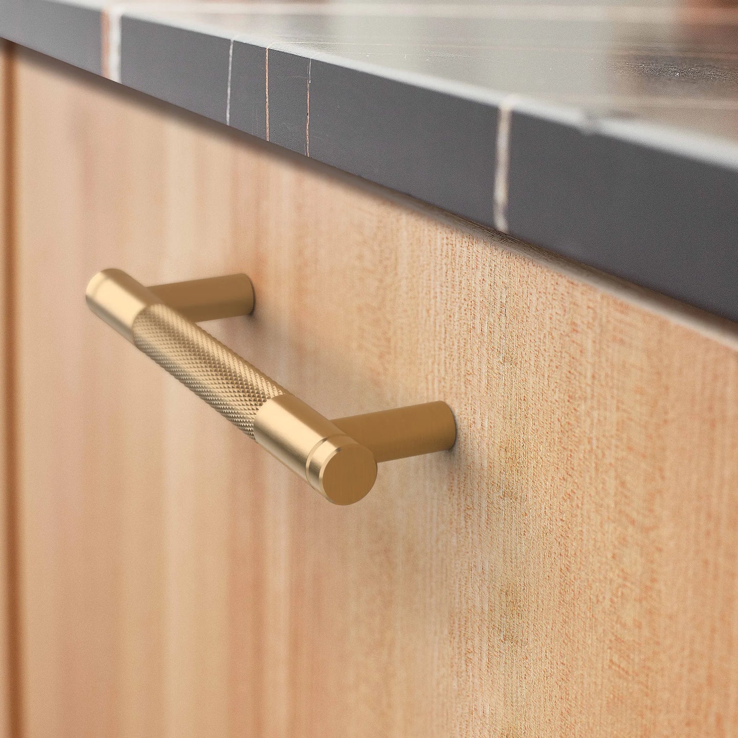 10pc Heavy Duty Cabinet Handles, Matte Gold