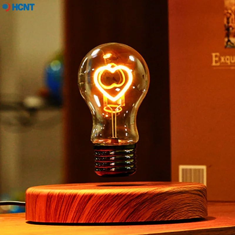 Levitating Magnetic Floating Light, Night Light Automatic Rotating Light