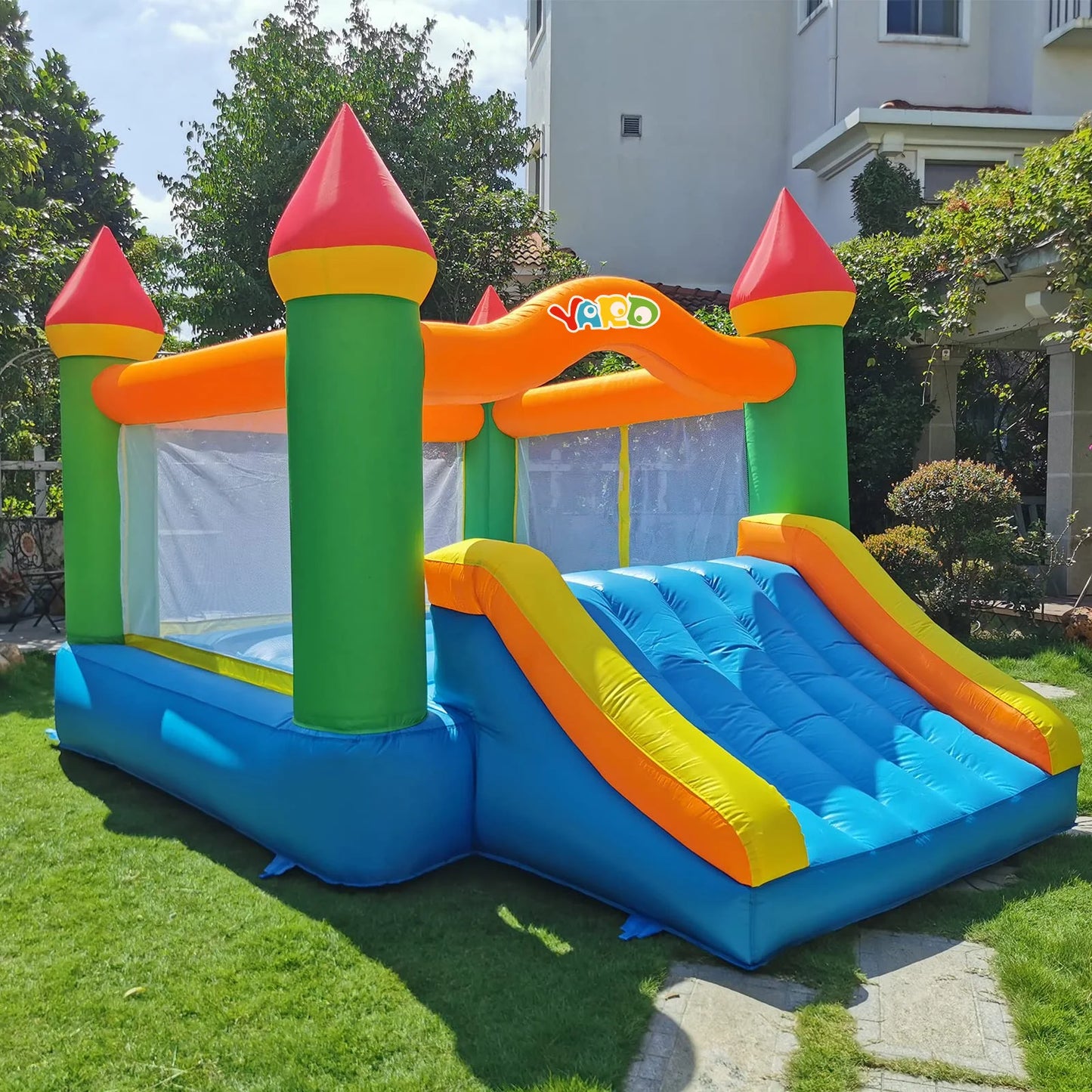 Inflatable Bounce House With Slide 12*9*8ft