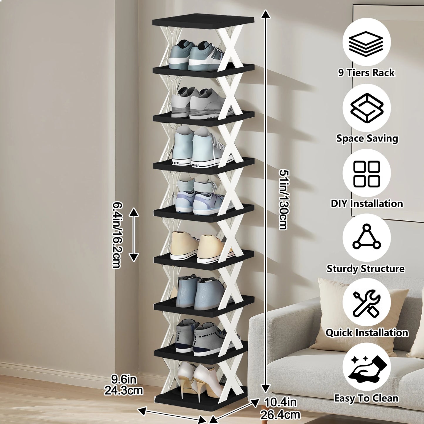 Multi-Layer Shoe Rack, Organizer