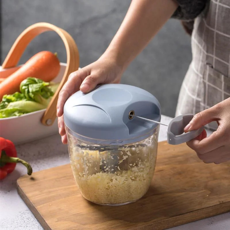 500/900ML Manual Mincer, Chopper, Crusher, Dicer, Mixer