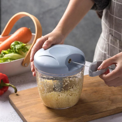 500/900ML Manual Mincer, Chopper, Crusher, Dicer, Mixer