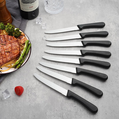 36pc Set of Steak Knives, Cutlery Practical, High Quality Plastic Handle