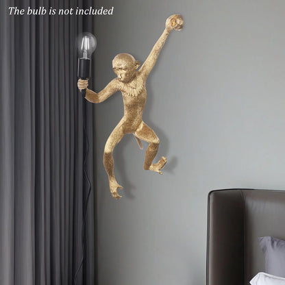 60w 110v Monkey Shape Wall Lamp