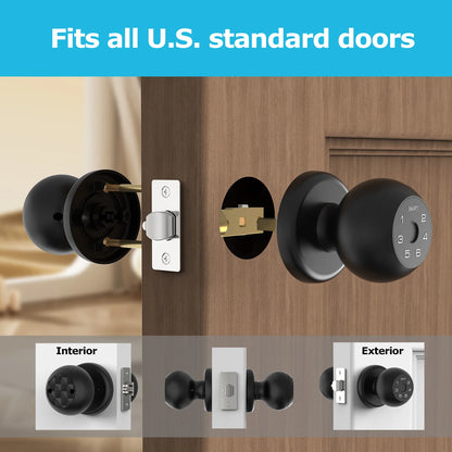Electronic Touchscreen Smart Lock, Fingerprint
