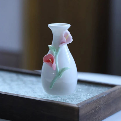 1pc Chinese Style Ceramic Small Vases