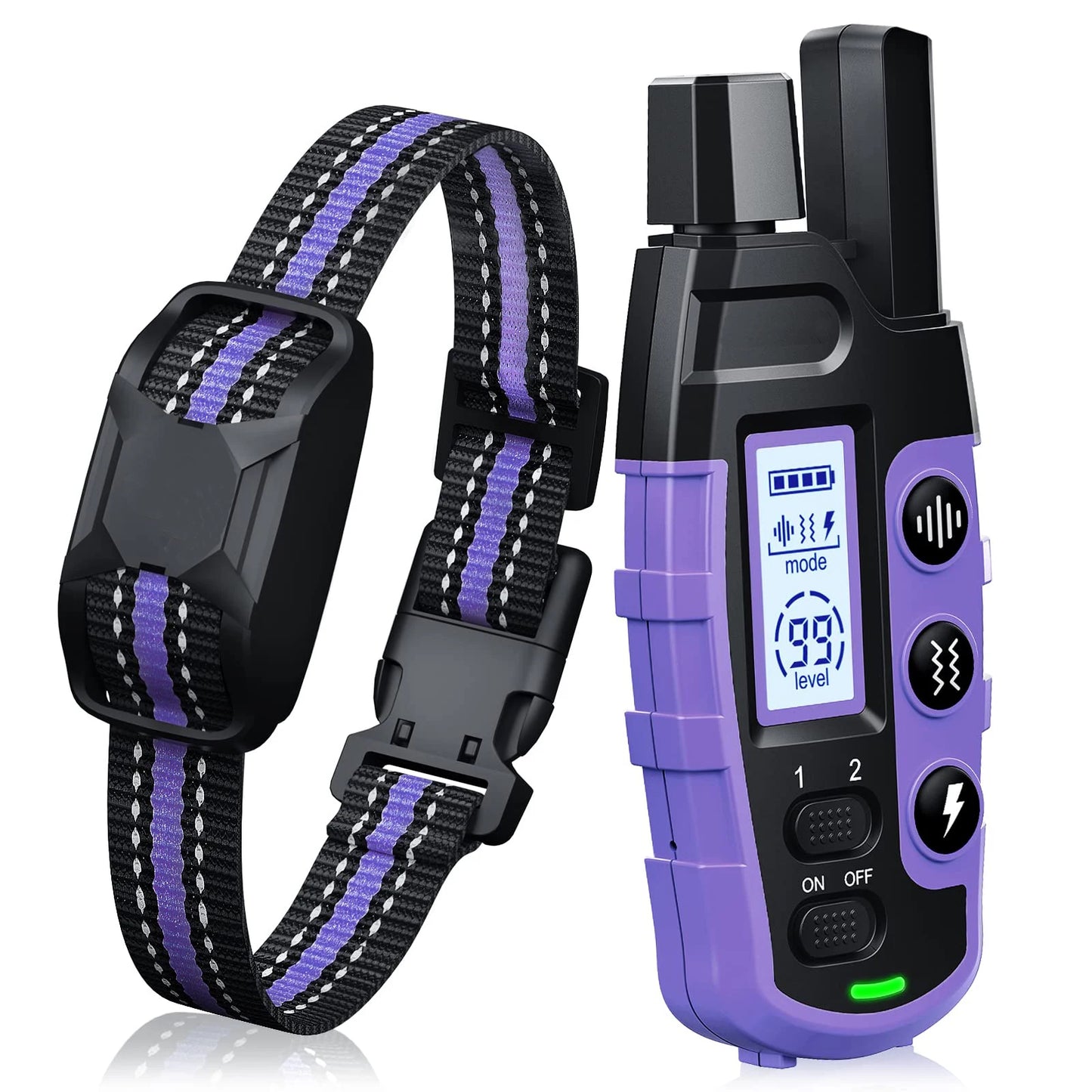 3300' Waterproof Dog Training Collar for 5-120lbs w/Remote Control
