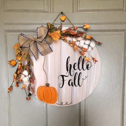 Fall Door Hanger, Pumpkin Door Hanger, Hello Fall, Fall Porch Decor