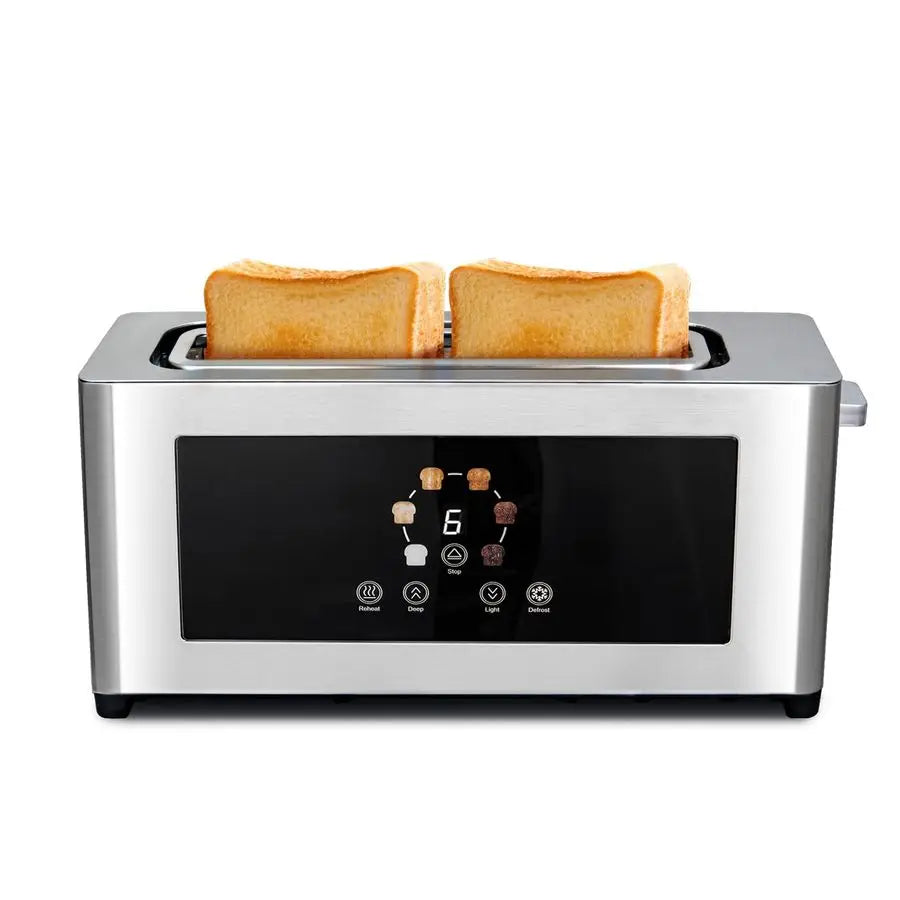 Extra Wide Slot, Toaster with LCD Display, 6 Settings