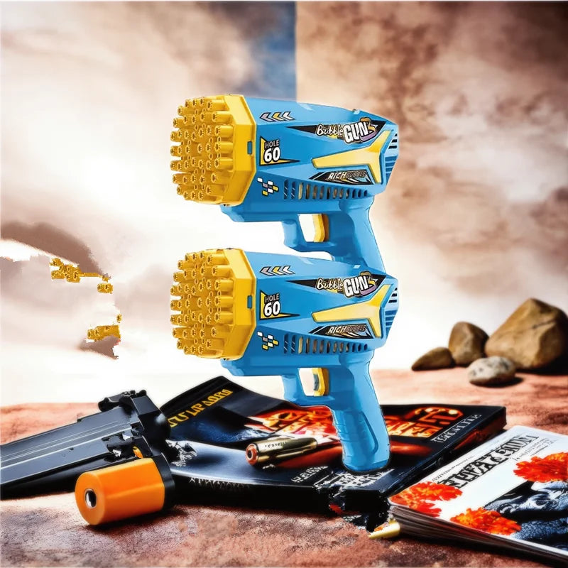 2pk Children’s Toy Bubble Gun, Outdoor