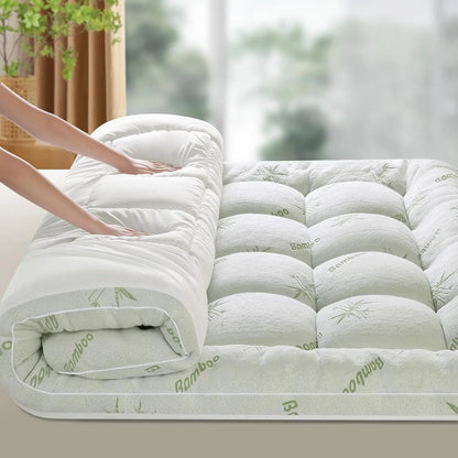 Ultra-Soft Cooling Bamboo Mattress Topper