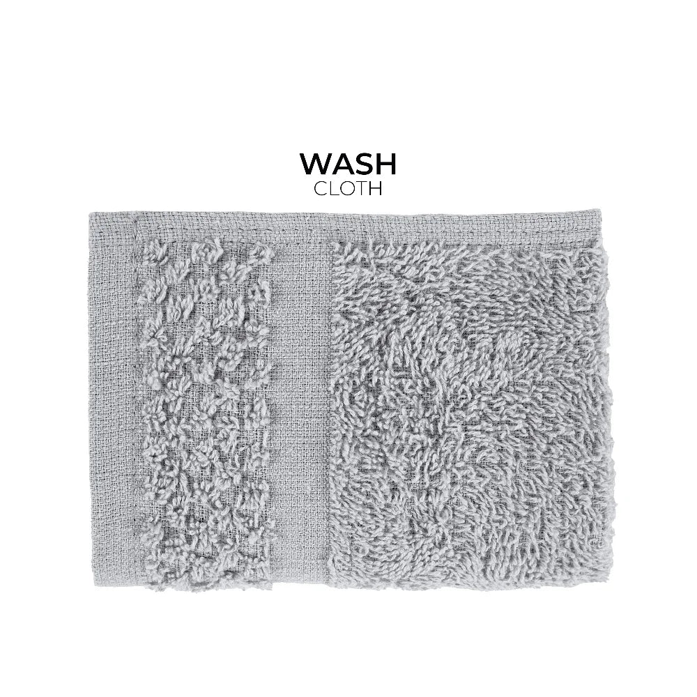 10pc Cotton Absorbent Bath Towels, Quick Dry, Washcloths, Hand Towels