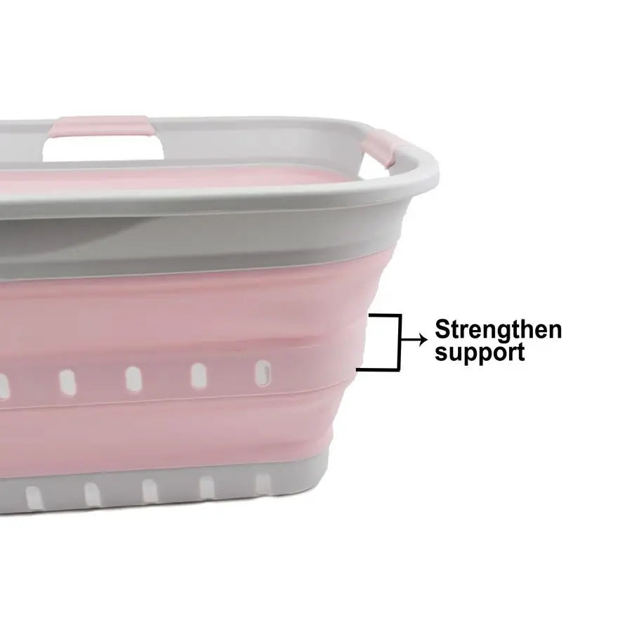 11 gallon Collapsible Plastic Laundry Basket