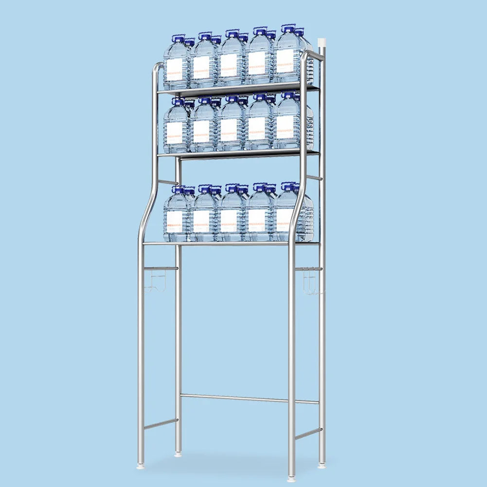 3-Tier Freestanding Over Toilet Storage Shelves, Paper Holder