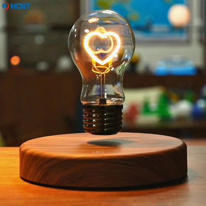 Levitating Magnetic Floating Light, Night Light Automatic Rotating Light