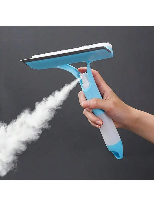 No-Streak Window Cleaner, Squeegee with Spray Bottle