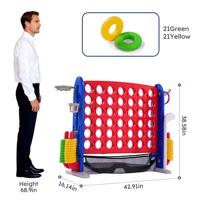 Jumbo 4 in 1 Outdoor Yard Games for Families Events