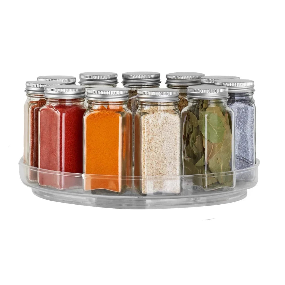 Clear Plastic Turntable, Organizer 10 Inch Modular Storage