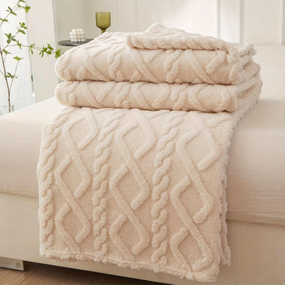 1pc Single-Layer Coral Fleece Blanket, Lightweight & Multi-Purpose