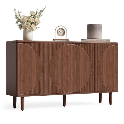 59" Modern Buffet Sideboard Storage Cabinet w/Doors