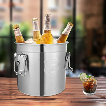 12L Stainless Steel Airtight Food Canister with Lid