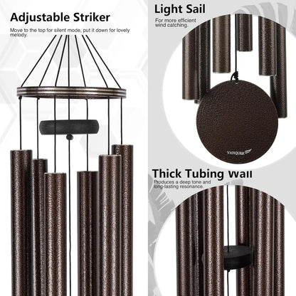 Bronze 48'' Deep Tone Wind Chimes