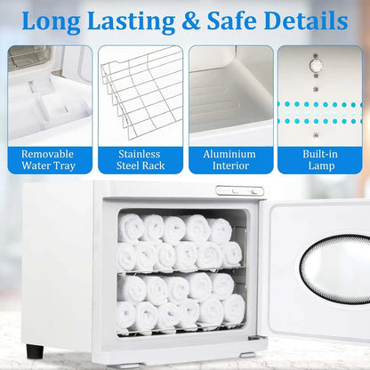 23L Large Capacity Hot Towel Warmer Cabinet w/Window
