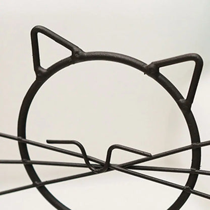 Simple Cat Hydroponic Flower Arrangement Vase, Love Heart Shape Pot