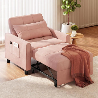 Convertible Sleeper Sofa Bed 3-in-1, Adjustable