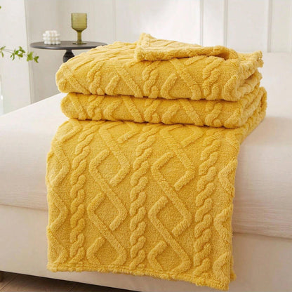 1pc Single-Layer Coral Fleece Blanket, Lightweight & Multi-Purpose