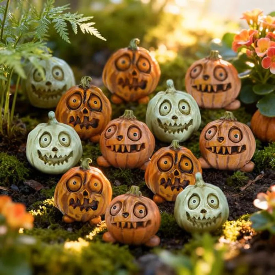 12pc Halloween/Thanksgiving Small Pumpkins Plant Decorations
