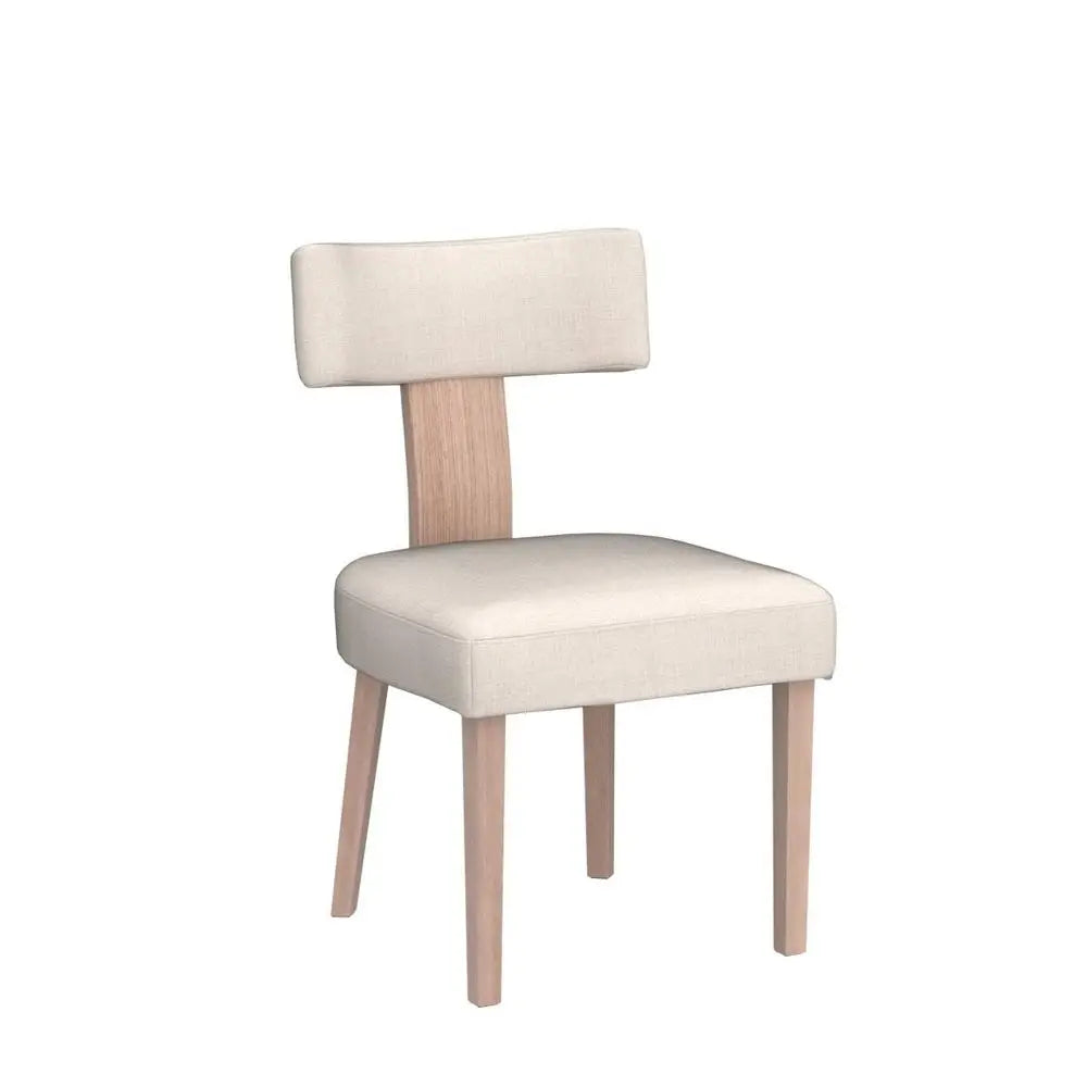 Set 6, Mid Century Modern Dining Chairs, Farmhouse Linen Fabric Upholstered