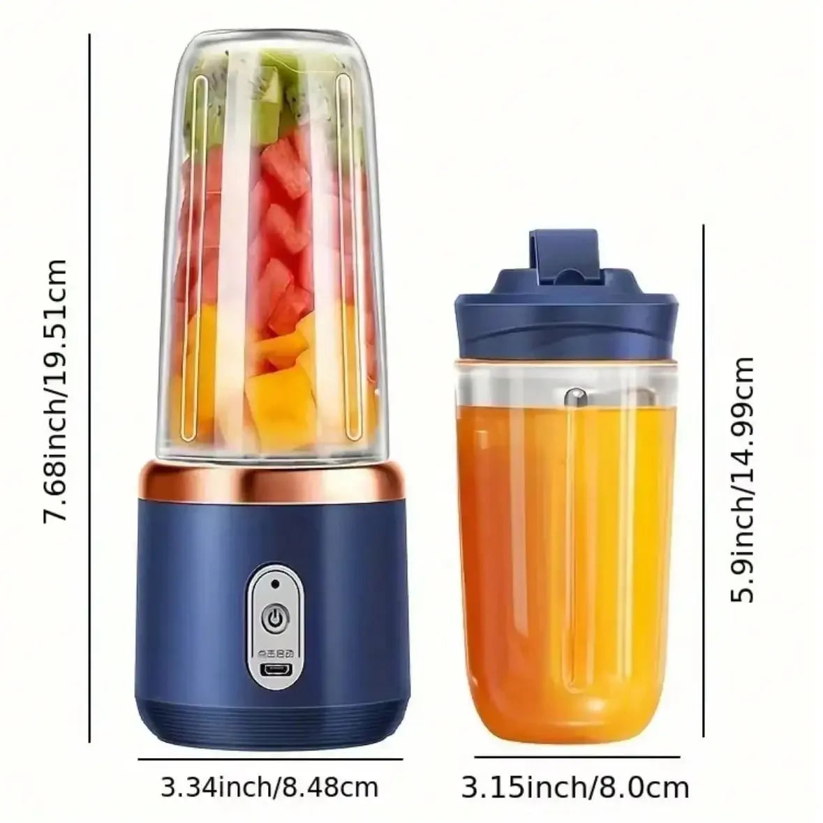 Compact Travel Smoothie Blender, Rechargeable Drink Mixer