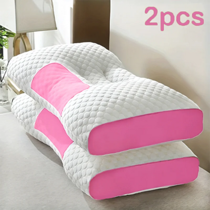 (2) High Quality Neck Massage Pillows, Ergonomic Orthopedic Support