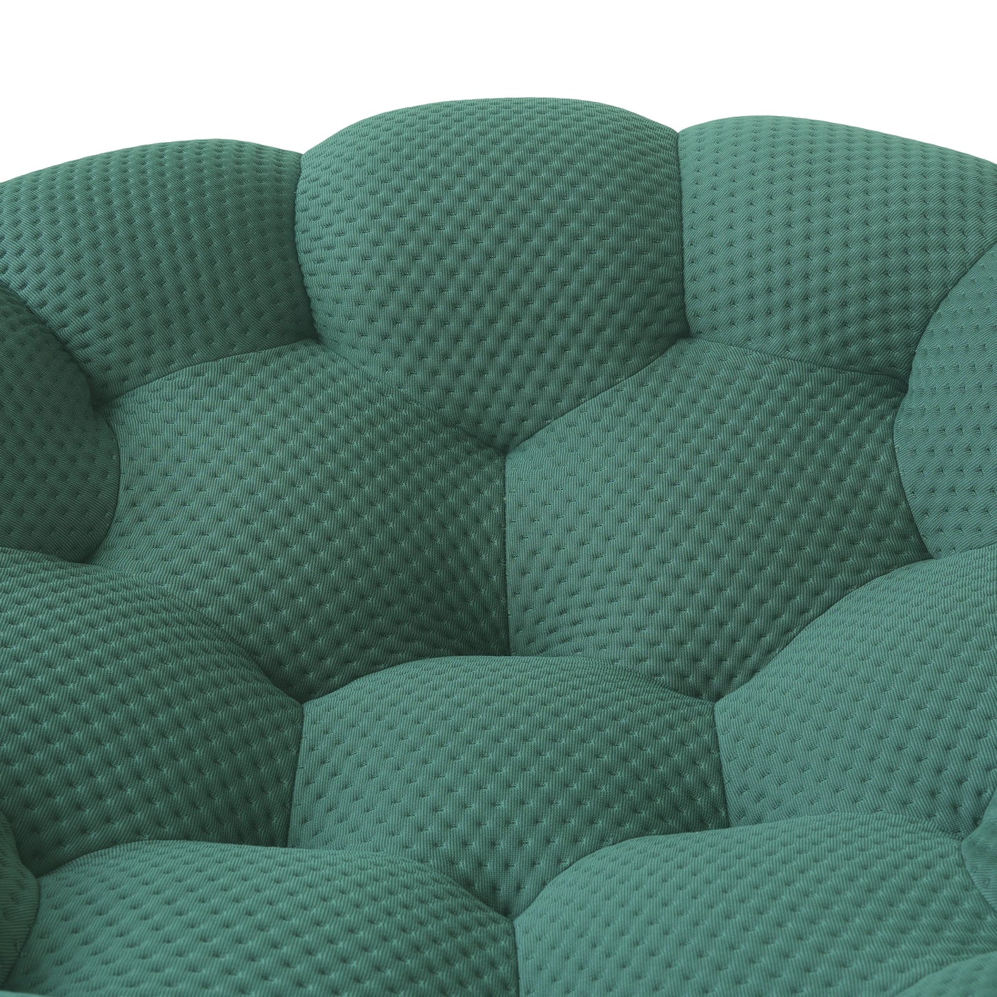 78'' Modern Curved Boneless Sofa, Comfy 3D Knitted Fabric Loveseat