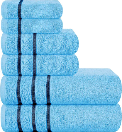 2pc Oversized Bath Towels 28x55" – Ultra Absorbent Quick-Dry