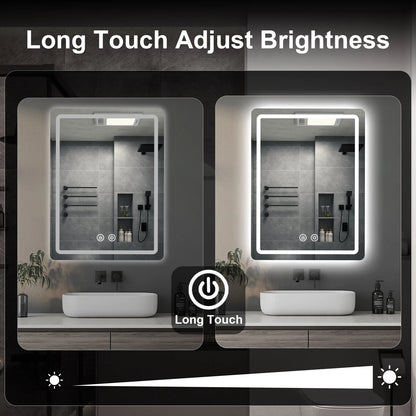 20"x28" Fogless LED Bathroom Vanity Mirror with Backlit Lights