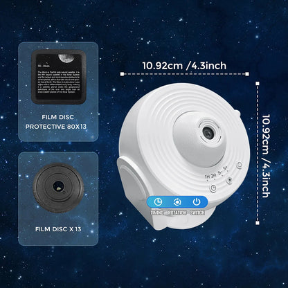 13 in 1 Planetarium Galaxy Projector for Kids Bedroom,