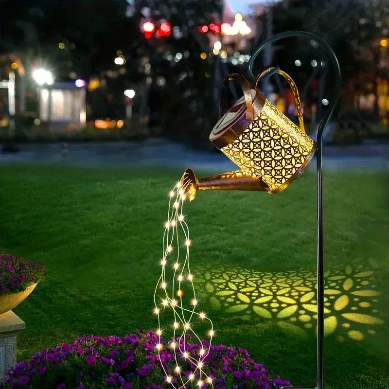 Large Outdoor Waterproof Shower Lights, Hanging Star LED Fairy