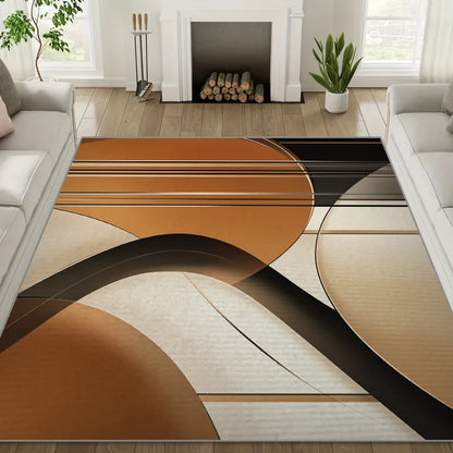 Anti-Slip Modern Minimalist Abstract Geometric Large Area Rug