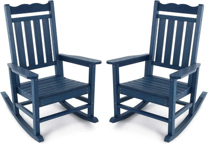 All-Weather Outdoor Rocking Chair, 400 lbs. Capacity
