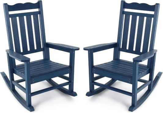 All-Weather Outdoor Rocking Chair, 400 lbs. Capacity