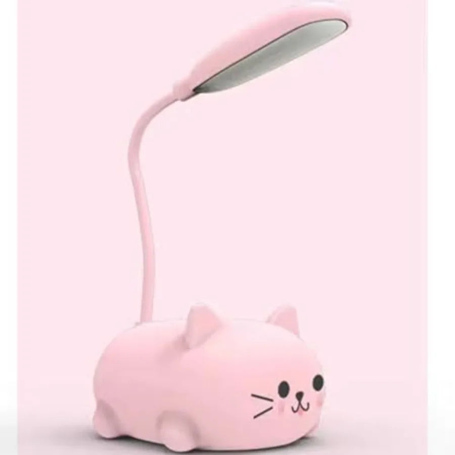 Cute Cat LED Reading Lamp, USB Rechargeable