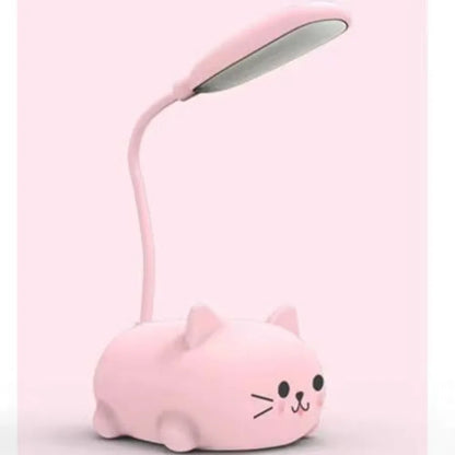 Cute Cat LED Reading Lamp, USB Rechargeable
