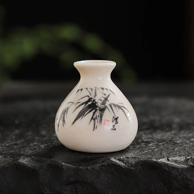1pc Chinese Style Ceramic Small Vases