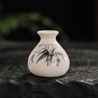 1pc Chinese Style Ceramic Small Vases