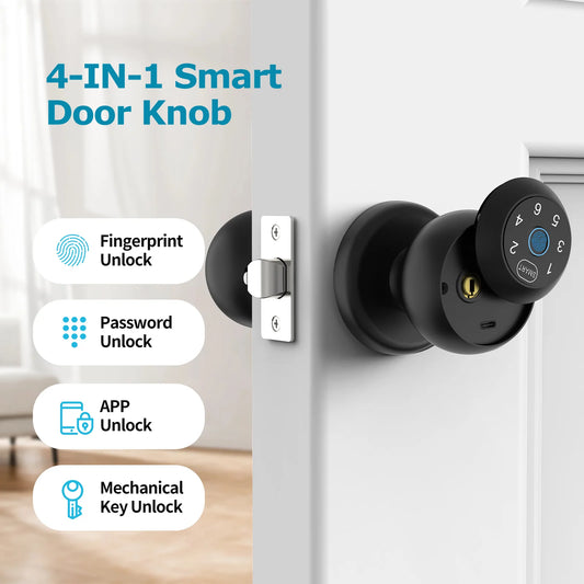 Electronic Touchscreen Smart Lock, Fingerprint