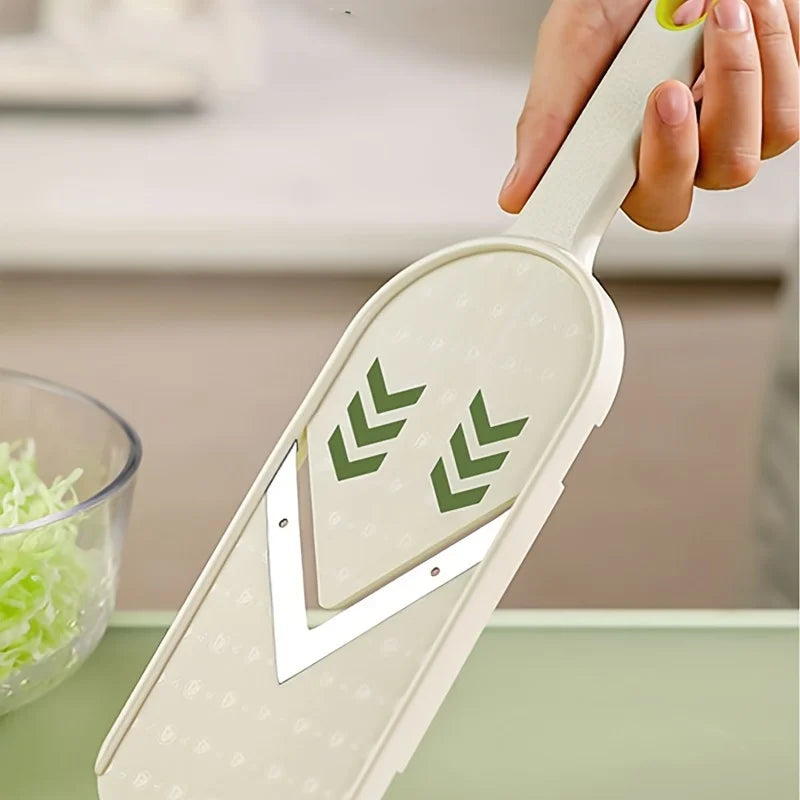 Plastic Vegetable Slicer, Cabbage Shredder w/Stainless Steel Blade