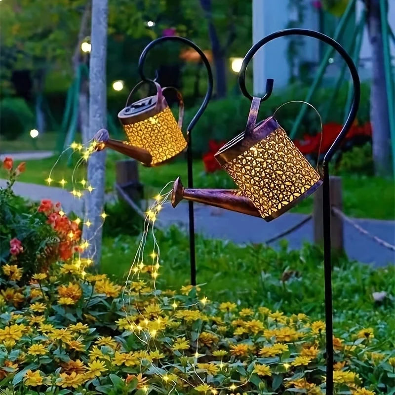 Large Outdoor Waterproof Shower Lights, Hanging Star LED Fairy