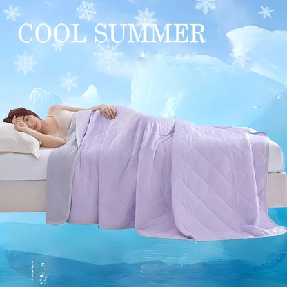 1pc Large Dual-Sided Soft & Lightweight Summer Cooling Blanket